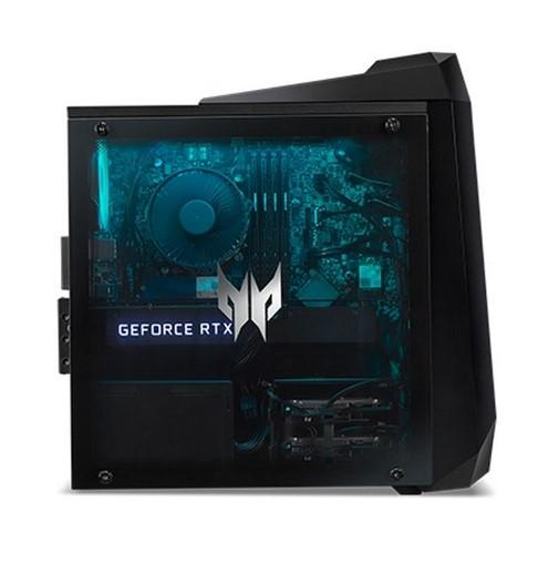 Настолен компютър ACER PC Predator PO3-630, (8-ядрен) Intel Core i7-11700F 32GB DDR4, 1TB SSD, NVIDIA GeForce RTX 3070 8GDDR6, Wi-Fi 6, 500W, HDMI. 3xDP, USB Type-C, Free DOS