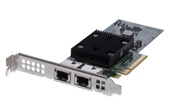 Мрежова карта Dell Broadcom 57416 Dual Port 10Gb Base-T PCIe Adapter Low Profile Customer Install