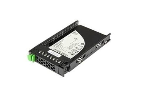 Твърд диск Fujitsu SSD SATA, 6 Gb/s, 480 GB, Read-Intensive, hot-plug, 2.5-inch, enterprise, 1.5 DWPD (Drive Writes Per Day for 5 years)