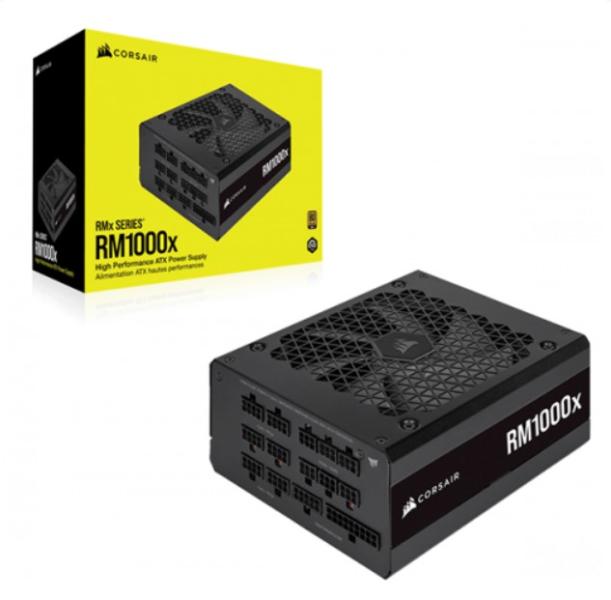 Corsair RM1000x, CP-9020201, 80+ Gold Fully Modular 1000W Power Supply