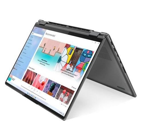 Лаптоп Lenovo Yoga 7 14IAL7, (12-ядрен) Alder Lake Intel Core i7-1260P 2.1/4.7 GHz, 14" (35.56 cm) 2.8K OLED 400nits Glossy, 90Hz, Touchscreen Display, (HDMI), 16GB DDR5, 1ТB SSD, 2x Thunderbolt 4, Windows 11 Home