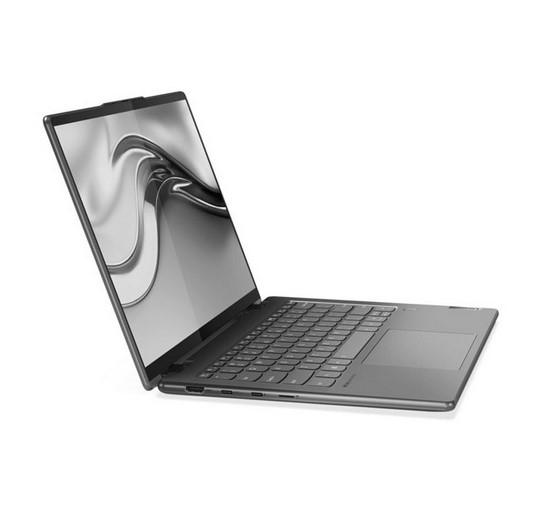Лаптоп Lenovo Yoga 7 14IAL7, (12-ядрен) Alder Lake Intel Core i5-1240P 1.7/4.4 GHz, 14" (35.56 cm) 2.2K IPS 100% sRGB Touchscreen Display, (HDMI), 16GB DDR5, 512GB SSD, 2x Thunderbolt 4, Windows 11 Home