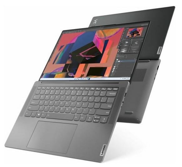 Лаптоп Lenovo Yoga Slim 7 Pro 14ARH7, (8-ядрен) AMD Ryzen 9 6900HS 3.3/4.9GHz, 14" (35.56 cm) OLED 400nits Glossy, 90Hz, 100% DCI-P3, TUV Low Blue Light Display, (USB4), 1x USB-C 3.2 Gen 2, Windows 11 Home