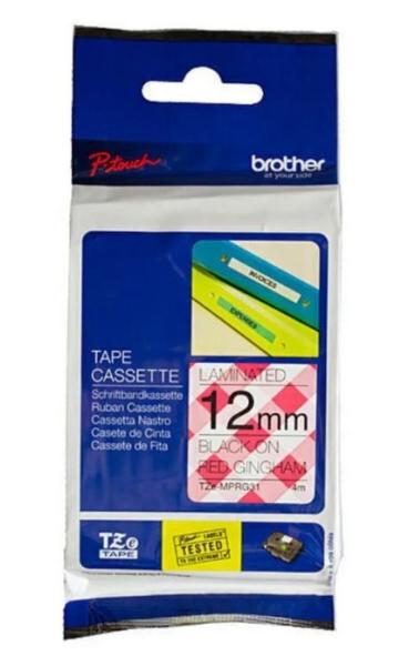 Консуматив Brother BROTHER TZe-MPRG31 tape black/square pattern 12mm/4m 