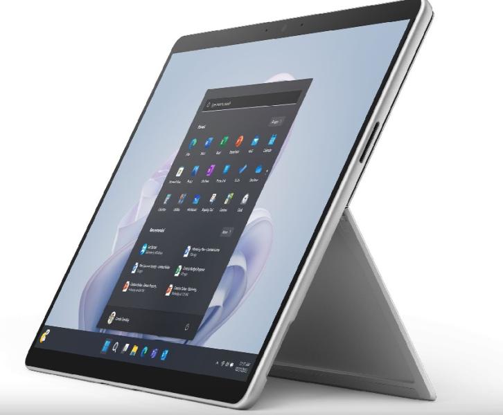 Таблет MS Surface Pro 9, 13" (33.02 см) , 3K, тъчскрийн, Microsoft SQ3 (3.0GHz, 8M), Qualcomm Adreno 690, 16GB, 256GB SSD, Windows 11 Pro - RW8-00003 