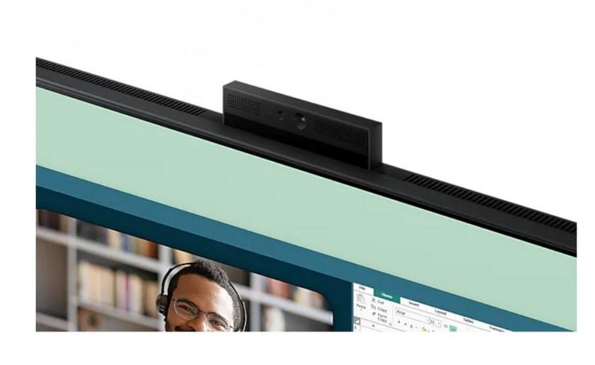 Монитор SAMSUNG LS24A400VEUXEN 24" (60.96 cm), 16:9 Wide FHD IPS 5ms 60hz, HDMI/DP/VGA Pivot VESA 120mm, Webcam 1MP Speakers black LS24A400VEUXEN
