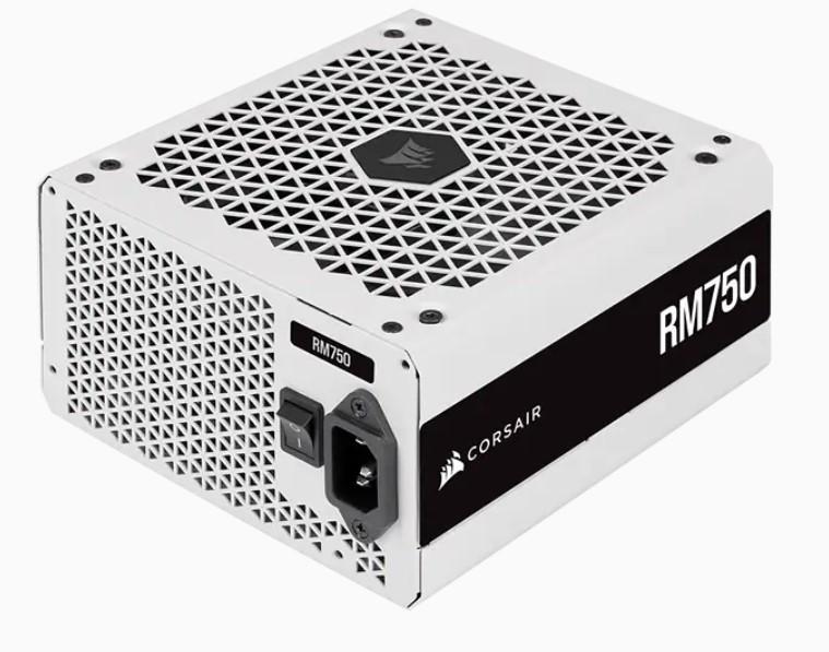 Захранване CORSAIR RM Series RM750 750 Watt 80 PLUS GOLD Fully Modular, White, CP-9020231-EU