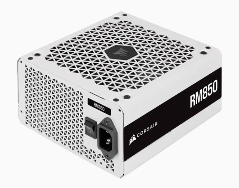 Захранване CORSAIR RM Series RM850 850 Watt 80 PLUS GOLD Fully Modular, White, CP-9020232-EU