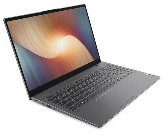 Лаптоп LENOVO IdeaPad 5 UltraSlim, (6-ядрен) AMD Ryzen 5 5625U 2.3/4.3GHz, 15.6" (39.62 cm) Full HD IPS 300nits Anti-Glare Display, 16GB DDR4, 512GB PCIe, Grey, Free DOS, 82SG006WBM
