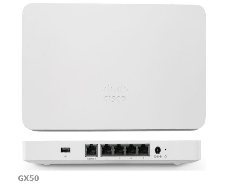  Рутер CISCO Meraki Go - Router Firewall Plus 500 Mbps+ - EU GX50-HW-EU