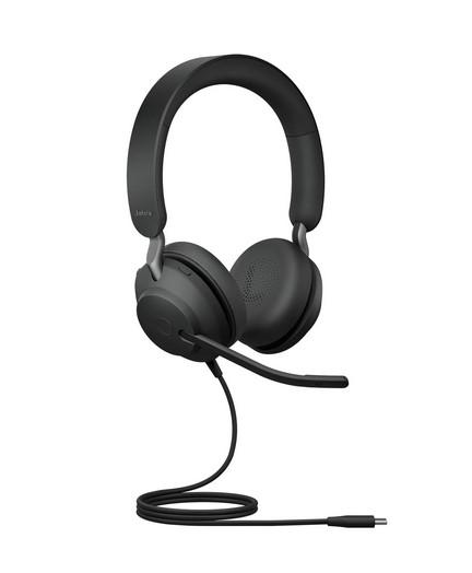 Слушалки Jabra EVOLVE2 40 стерео, UC, USB-C, 24089-989-899