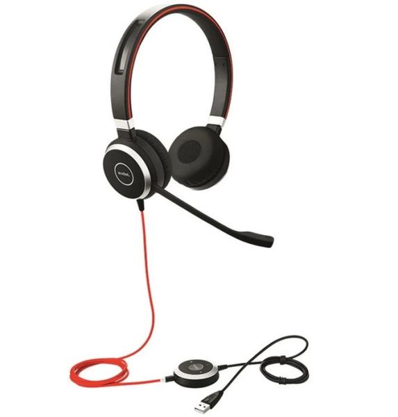 Слушалки Jabra EVOLVE 40 стерео, UC, USB & 3.5мм жак, 6399-829-209