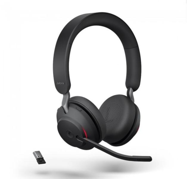 Слушалки Jabra Evolve2 65 стерео, UC, Link380 Bluetooth/Wireles, USB-A, черни, 26599-989-999
