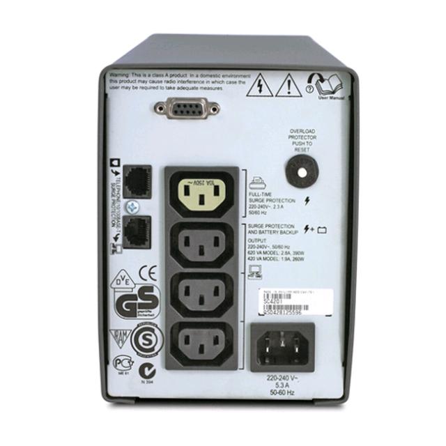 Непрекъсваем ТЗИ APC Smart-UPS SC 420VA 230V