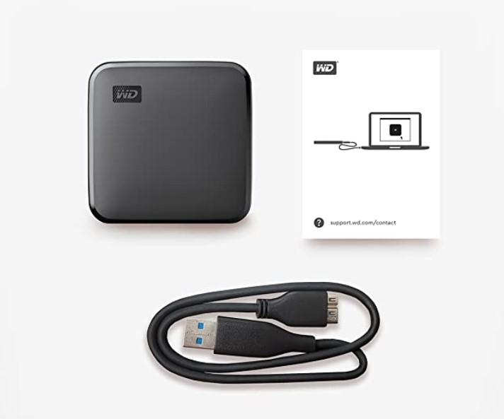 Външен диск Western Digital Elements SE SSD 1TB до 400MB/s скорости на четене, WDBAYN0010BBK-WESN