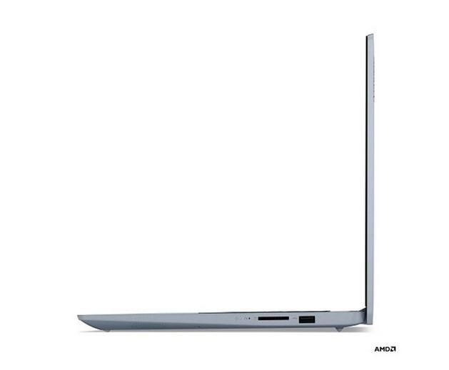 Лаптоп Lenovo IdeaPad 3 UltraSlim (6-ядрен) AMD Ryzen 5 5625U 2.3/4.3 GHz, 15.6'' (39.62 cm) IPS FullHD AG, 16GB DDR4, 512GB PCIe, Free DOS, Misty Blue, 82RN006QBM