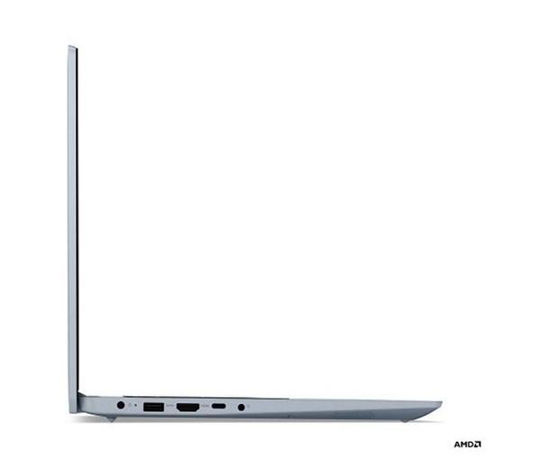 Лаптоп Lenovo IdeaPad 3 UltraSlim (6-ядрен) AMD Ryzen 5 5625U 2.3/4.3 GHz, 15.6'' (39.62 cm) IPS FullHD AG, 16GB DDR4, 512GB PCIe, Free DOS, Misty Blue, 82RN006QBM