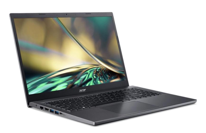 Лаптоп ACER NB ASPIRE 5 A515-47-R7E6 (8-ядрен) Ryzen 7 5825U 2.0/4.5 GHz, 15.6'' (39.62 cm) FHD IPS SLIM BEZEL 16GB DDR4 RAM, 1TB SSD, Free DOS, Steal Gray(BG), NX.K86EX.00V