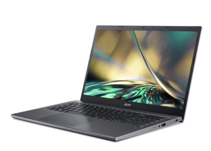 Лаптоп ACER NB ASPIRE 5 A515-47-R7E6 (8-ядрен) Ryzen 7 5825U 2.0/4.5 GHz, 15.6'' (39.62 cm) FHD IPS SLIM BEZEL 16GB DDR4 RAM, 1TB SSD, Free DOS, Steal Gray(BG), NX.K86EX.00V