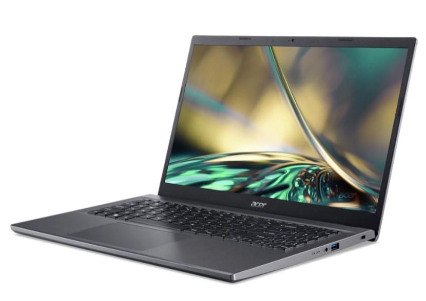 Лаптоп ACER NB ASPIRE 5 A515-47-R76E (6-ядрен) Ryzen 5 5625U 2.3/4.3GHz, 15.6'' (39.62 cm) FHD IPS, 8GB DDR4 RAM, 512GB SSD, Free DOS, Steel gray(BG), NX.K86EX.00C