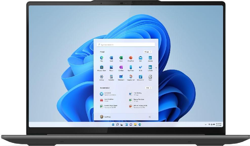 Лаптоп Lenovo Yoga Pro 7 G8, (6-ядрен) AMD Ryzen 5 7535HS (3.3/4.6GHz, 16M), 14.5" (36.83 cm), 3K+ IPS AG 400N 120Hz, NVIDIA RTX 3050 6GB GDDR6, 16GB DDR5, 1TB SSD, 83AU0023BM 