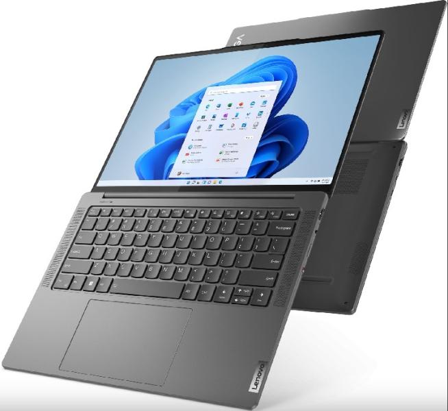 Лаптоп Lenovo Yoga Pro 7 G8, (6-ядрен) AMD Ryzen 5 7535HS (3.3/4.6GHz, 16M), 14.5" (36.83 cm), 3K+ IPS AG 400N 120Hz, NVIDIA RTX 3050 6GB GDDR6, 16GB DDR5, 1TB SSD, 83AU0023BM 