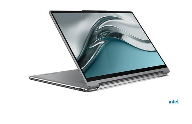 Лаптоп LENOVO Yoga 9 (12-ядрен) Intel Core i7-1360P 2.2/5GHz 18 MB, 14.0" (35.56 cm) 2.8k OLED 90Hz HDR Touch, 16GB DDR5, 1TB PCIe, Windows 11 Home, Storm Grey, 83B1003KBM