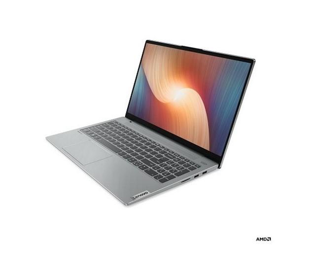 Лаптоп LENOVO IdeaPad 5 UltraSlim (4-ядрен) AMD Ryzen 3 5425U 2.7/4.1GHz, 15.6" (39.62 cm) Full HD IPS 300nits Anti-glare Display, (HDMI), 8GB DDR4, 512GB PCIe, Free DOS Cloud Grey, 82SG006VBM