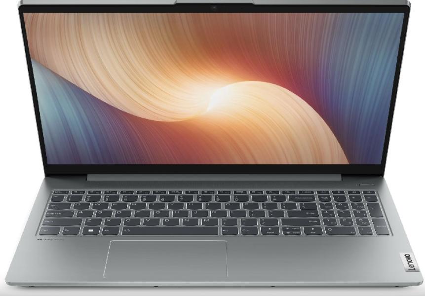 Лаптоп LENOVO IdeaPad 5 UltraSlim (4-ядрен) AMD Ryzen 3 5425U 2.7/4.1GHz, 15.6" (39.62 cm) Full HD IPS 300nits Anti-glare Display, (HDMI), 8GB DDR4, 512GB PCIe, Free DOS Cloud Grey, 82SG006VBM