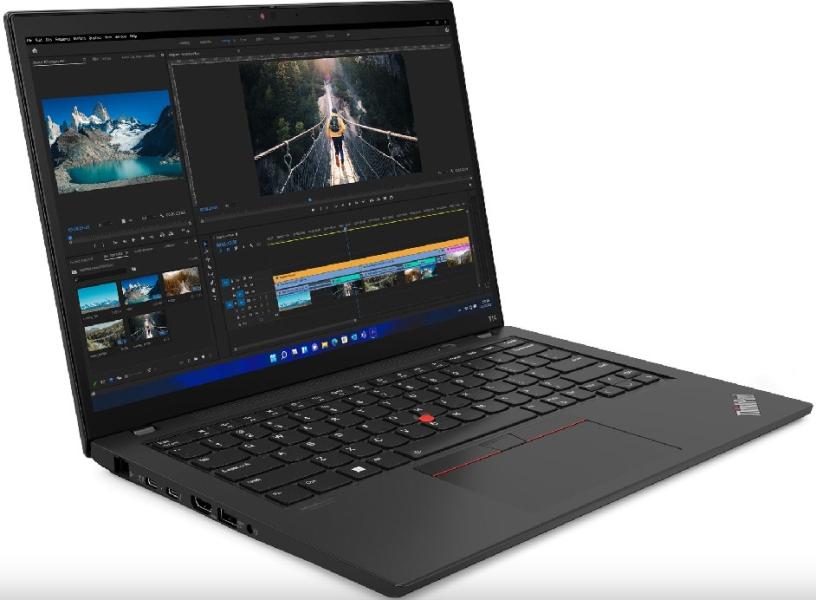 Лаптоп LENOVO Thinkpad T14 G3 T (12-ядрен) Alder Lake Intel Core i7-1260P 1.5/4.7GHz, 18M, 14.0" (35.56 cm) WUXGA AG 2x16GB DDR4, 1TB SSD M.2 NVMe, Intel Iris Xe, Wi-Fi 6E + BT, Windows 11 Pro,  21AH00FHBM