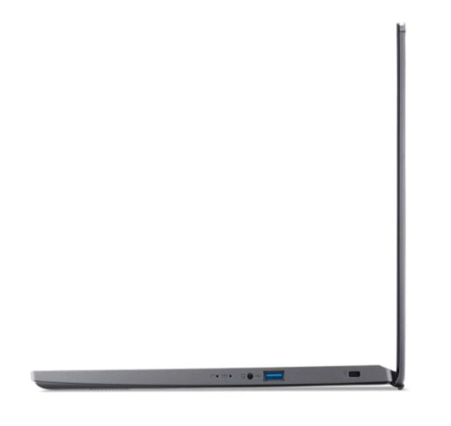 Лаптоп ACER NB ASPIRE 5 A515-57-56E6 (10-ядрен) Intel Core i5 (12th Gen) 1235U 1.3/4.4 GHz,  15.6'' (39.62 cm) FHD IPS SLIM BEZEL, 16GB RAM DDR4, 512GB SSD, Free DOS, Steal Gray, NX.K3KEX.006