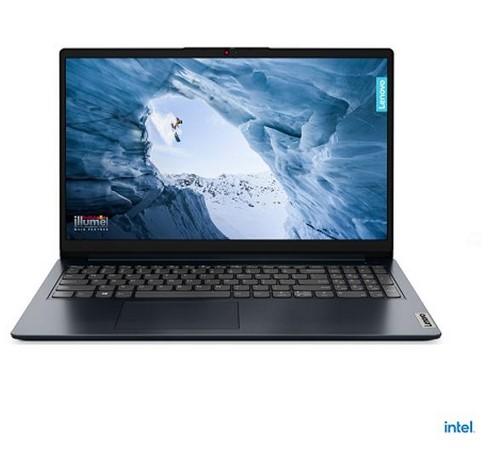 Лаптоп LENOVO IdeaPad 1 UltraSlim Intel Pentium Silver N6000 1.1/3.3GHz, 15.6'' (39.62 cm) FHD AG 8GB DDR4, 256GB PCIe, Free DOS, Abyss Blue 82LX005JBM
