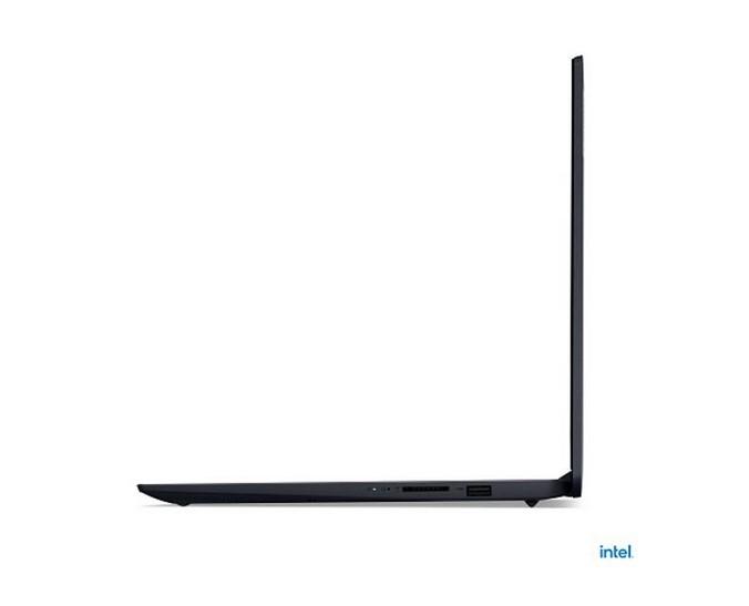 Лаптоп LENOVO IdeaPad 1 UltraSlim Intel Pentium Silver N6000 1.1/3.3GHz, 15.6'' (39.62 cm) FHD AG 8GB DDR4, 256GB PCIe, Free DOS, Abyss Blue 82LX005JBM