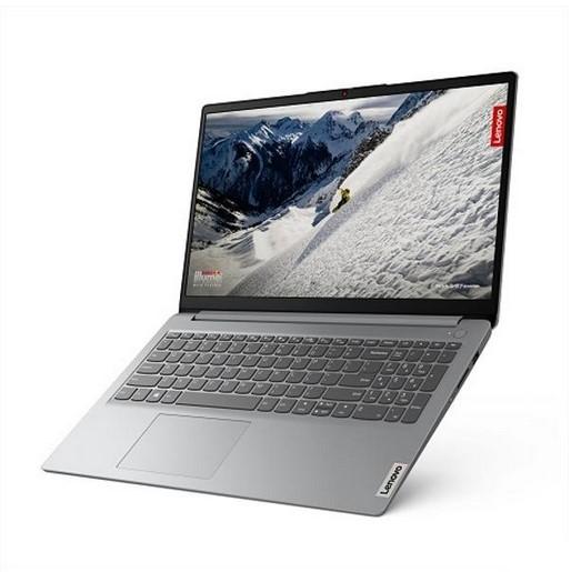 Лаптоп LENOVO IdeaPad 1 UltraSlim, Intel Celeron N4500 1.1/2.8GHz, 15.6'' (39.62 cm) FHD AG, 4GB DDR4, 256GB PCIe, Free DOS, Cloud Grey, 82LX006FBM