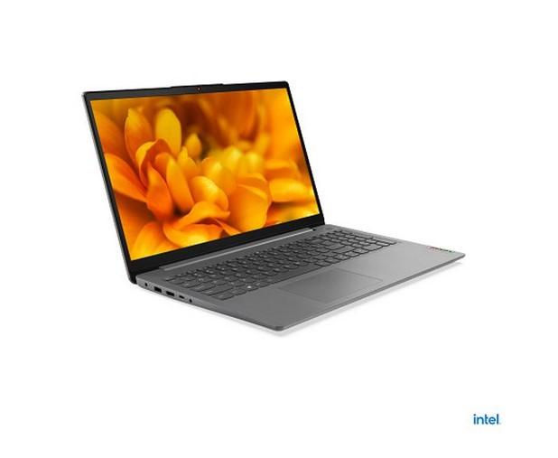 Лаптоп LENOVO IdeaPad 3 UltraSlim (2-ядрен) Tiger Lake Intel Core i3-1115G4 3.0/4.1 GHz, 15.6'' (39.62 cm) FHD AG 300N, 12GB DDR4, 512GB PCIe, FreeDOS, Arctic Grey, 82H802R5BM