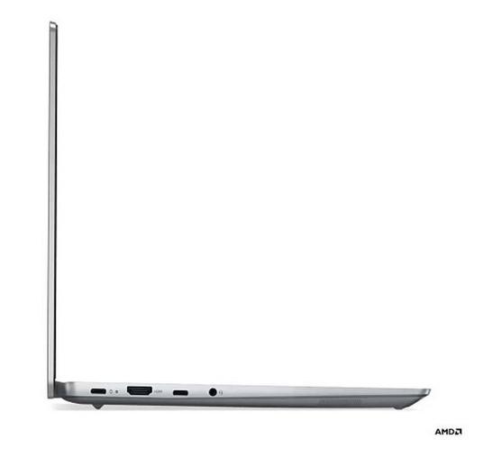 Лаптоп LENOVO IdeaPad 5 Pro (6-ядрен) AMD Ryzen 5 6600HS 3.3/4.5GHz, 14" (35.56 cm) 2.2K IPS AG 300N sRGB, 16GB DDR5, 512GB PCIe, Windows 11 Home, Cloud Grey 82SJ003EBM