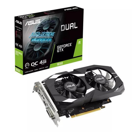 Видео карта ASUS Dual GeForce GTX 1650 V2 OC Edition, 4GB GDDR6, 128-bit, PCIE 4.0, 4GB GDDR6, DVI-D, HDMI 2.0b, DisplayPort 1.4a, 90YV0GX8-M0NA00