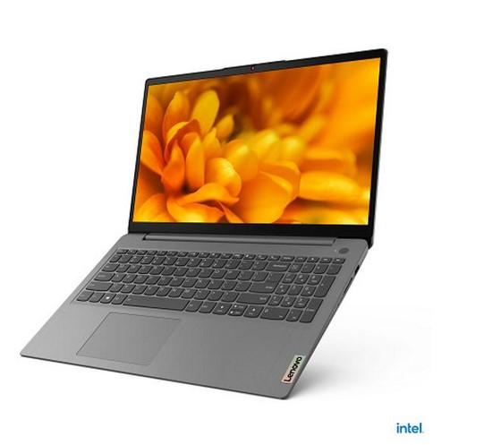 Лаптоп Lenovo IdeaPad 3 UltraSlim  15ITL6 (4-ядрен) Tiger Lake Intel Core i5-1155G7 2.5/4.5 GHz, 15.6" (39.62 cm) Full HD IPS 300nits AG, 8GB DDR4, 512GB PCIe, Free DOS,Arctic Grey, 82H802UVBM