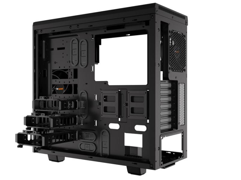 Кутия be quiet! PURE BASE 600, 2x USB 3.0, Mic + Audio, ATX/mATX/miniITX, черна, без захранване