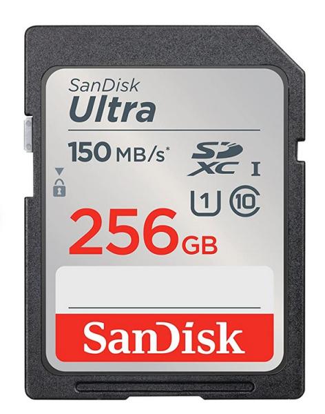 Карта памет SanDisk Ultra 256GB SDXC Memory Card 150MB/s