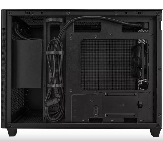 Кутия ASUS AP201 PRIME, 2 x USB 3.2, 1 x USB 3.2 Gen 2 Type-C, 1 x Audio Out, 1 x Audio In, mATX, черна