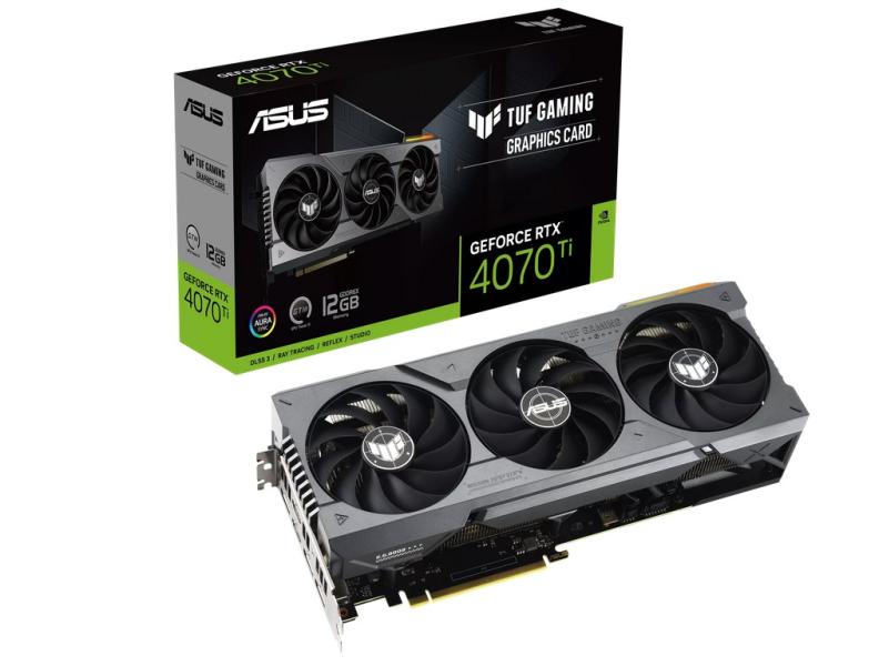 Видео карта ASUS TUF GAMING RTX4070 TI 12GB GDDR6X, 192-bit, 2xHDMI 2.1a 3xDP 1.4a