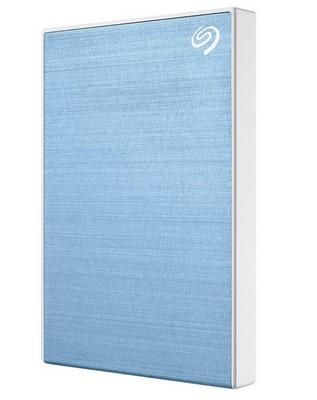 Външен диск SEAGATE One Touch Potable 4TB, съвместим с MAC/PC, USB 3.0, Light Blue, STKC4000402