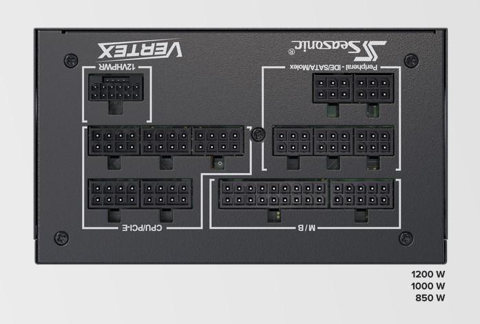 Захранване SEASONIC VERTEX GX-850, 80 PLUS Gold, Fully Modular