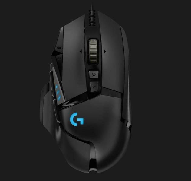 Геймърска мишка LOGITECH G502 HERO 25K Gaming Sensor, 100 – 25,600 dpi, LIGHTSYNC RGB, Черна