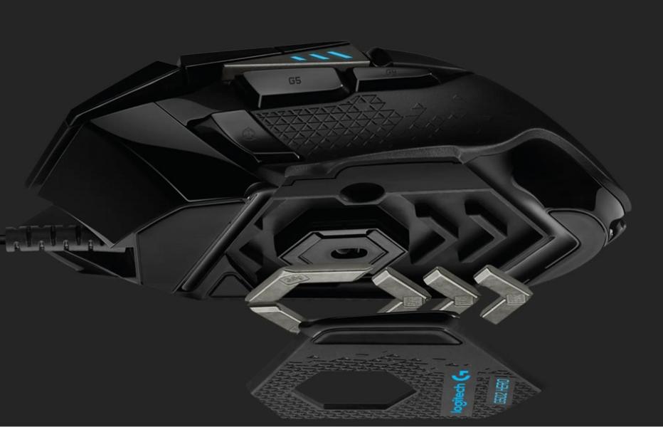 Геймърска мишка LOGITECH G502 HERO 25K Gaming Sensor, 100 – 25,600 dpi, LIGHTSYNC RGB, Черна