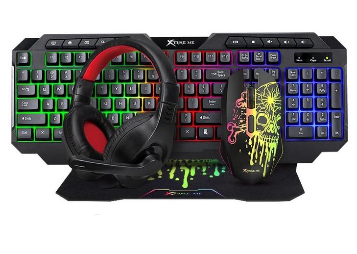 Геймърски комплект Xtrike ME Gaming COMBO CMX-415 - Keyboard, Mouse, Headset, Mousepad - XTRM-CMX-415