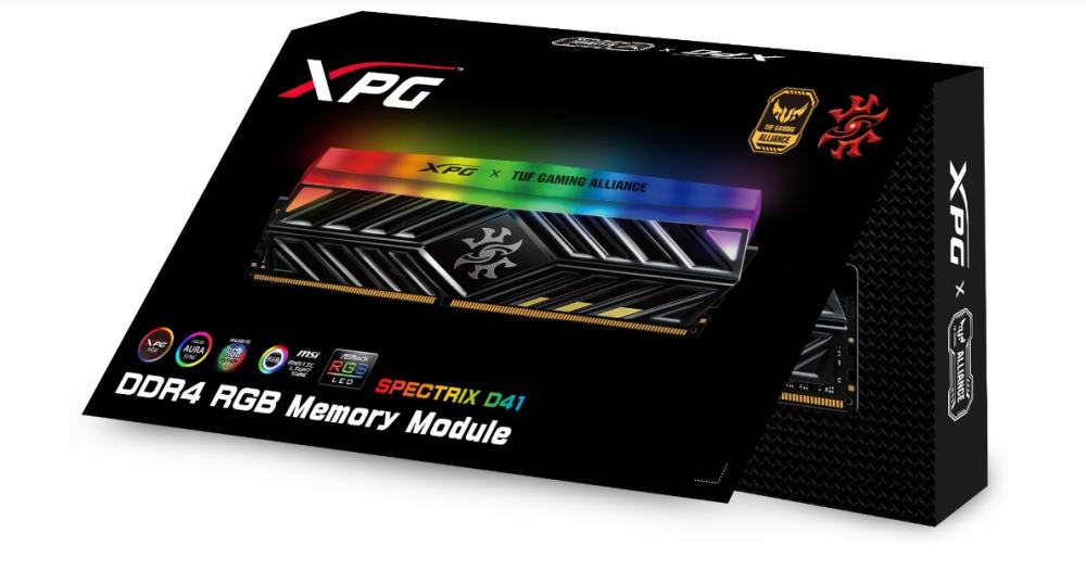Памет Adata 8GB DDR4 3200MHZ, Spectrix D41 RGB