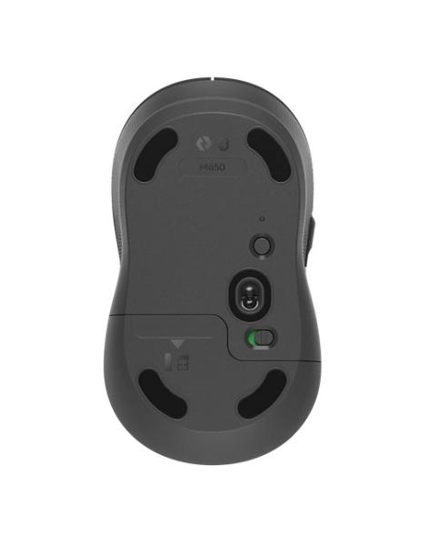 Мишка Logitech Signature M650, оптична (4000 dpi), Bluetooth/Wireless, Graphite