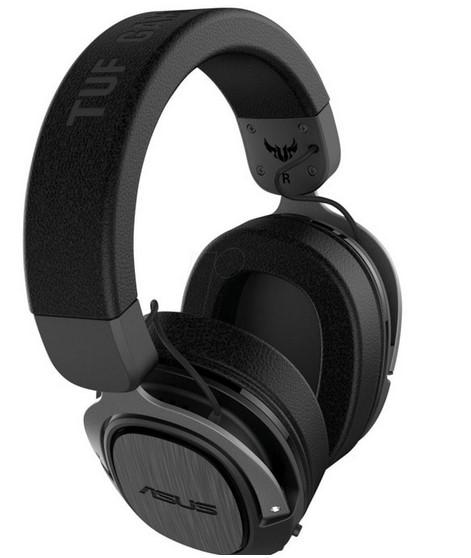 Слушалки ASUS TUF H3 Wireless, микрофон, виртуален 7.1 съраунд, USB C, черни